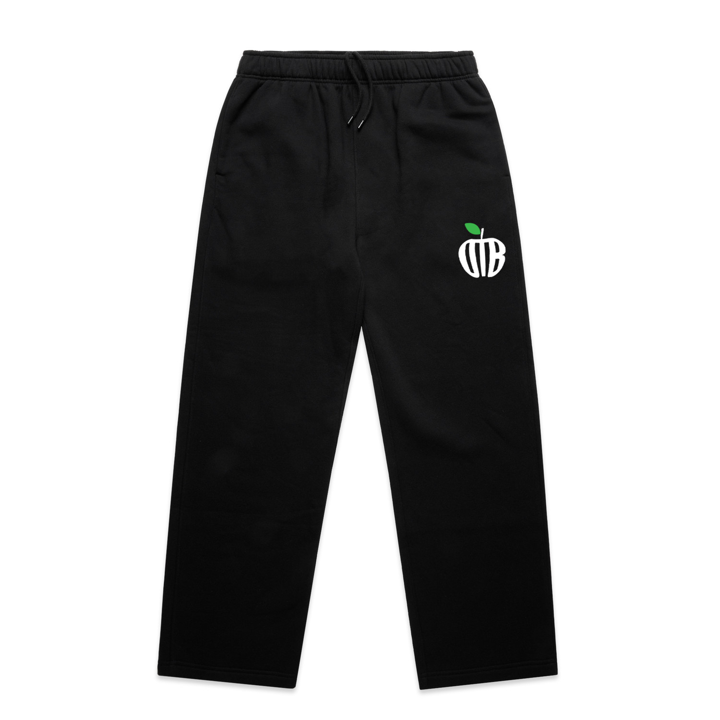 OTB Apple Cuffless Sweats - Black