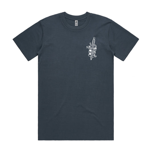 Traditional Tee - Petrol Blue