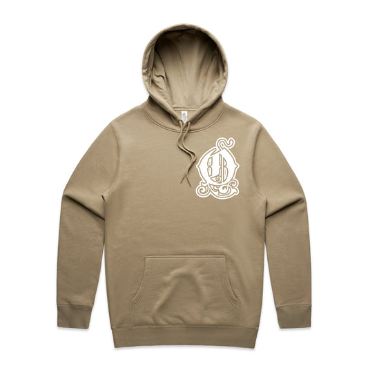 Midevil Logo Hoodie - Sand