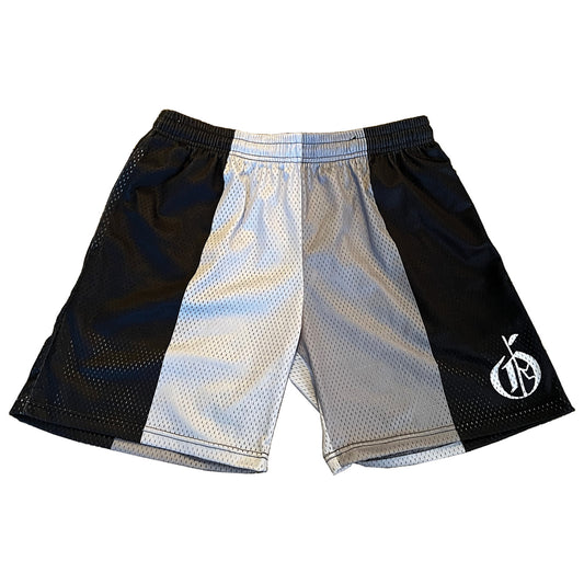 Logo Mesh Shorts - Grey Scale